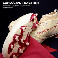 NIVIA Encounter Pro 11 Football Shoes | Lightweight TPU Football Studs with Dynamic Ankle Collar & Precision Ball Control - Best Price online Prokicksports.com