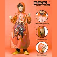 Zeel PG05 Kids Full Raincoat | Waterproof Full-Length Rainwear for Children - Best Price online Prokicksports.com