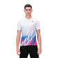 Hundred HBTS-5M268 V-Neck Badminton T-Shirt – Men Quick Dry Lightweight Sports Tee for Badminton, Gym & Training - Best Price online Prokicksports.com