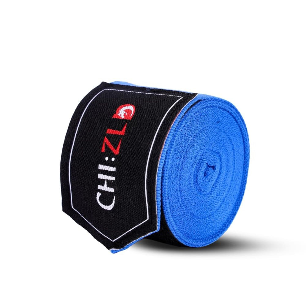 CHIZLD Impact Handwraps Poly-Cotton Blend | Breathable & Stretchable | Secure Velcro Closure | for Boxing, MMA, Kickboxing(4.5 M) - Best Price online Prokicksports.com
