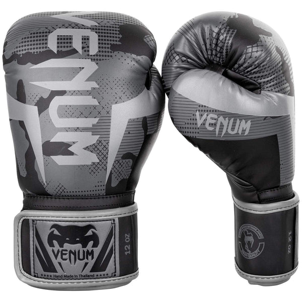 Venum Elite Boxing Gloves | Premium Synthetic Leather | Triple-Density Foam | Anatomical Grip | Hook & Loop Closure | Training/Sparring (10oz-18oz)