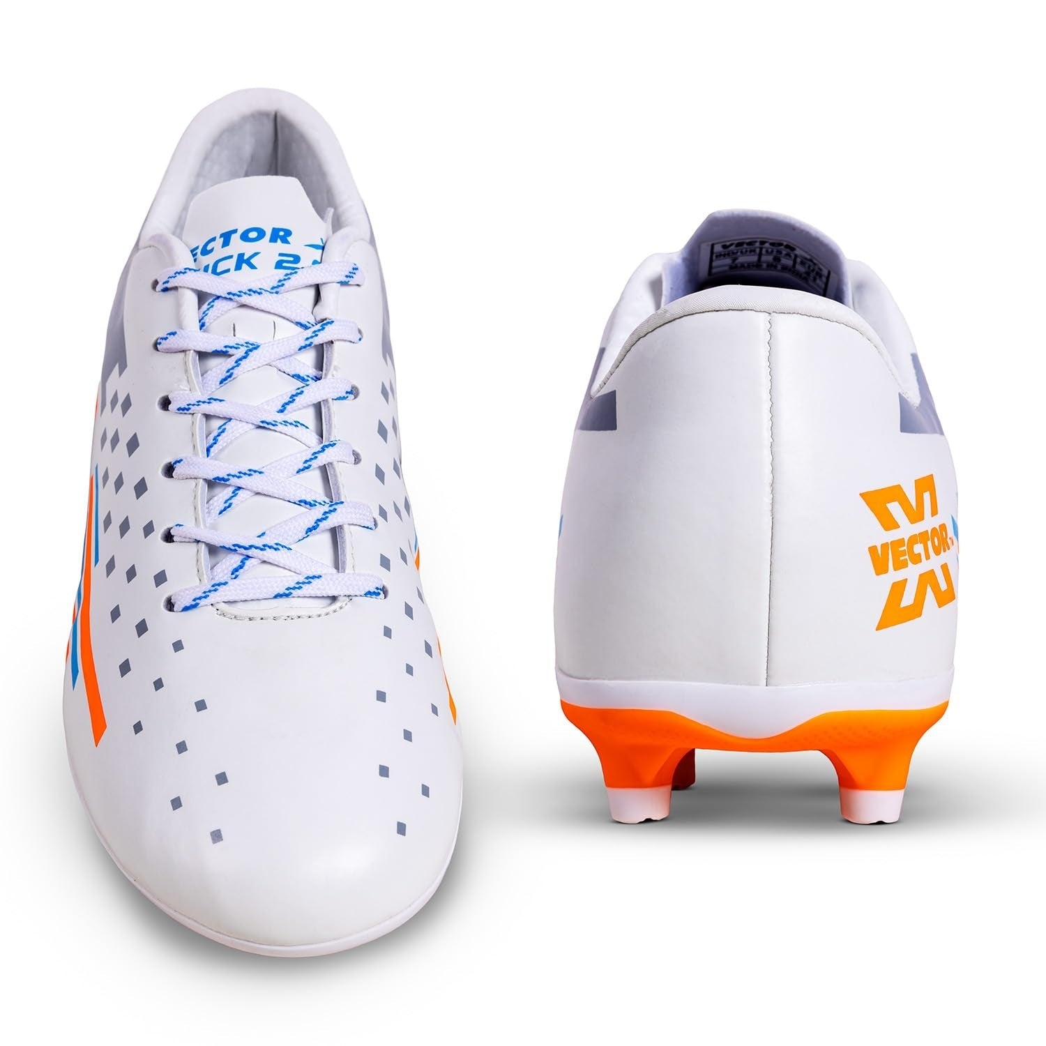 Vector X Kick 2.0 Football Shoes – Synthetic Upper, Durable TPU Sole, Padded Footbed, Lightweight Soccer Studs for Multi-Surface Play - Best Price online Prokicksports.com