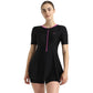 Speedo Women’s Endurance10 Closedback Sleeved Swimdress With Boyleg – Chlorine‑Resistant UPF 40+ Modest Swimwear - Best Price online Prokicksports.com