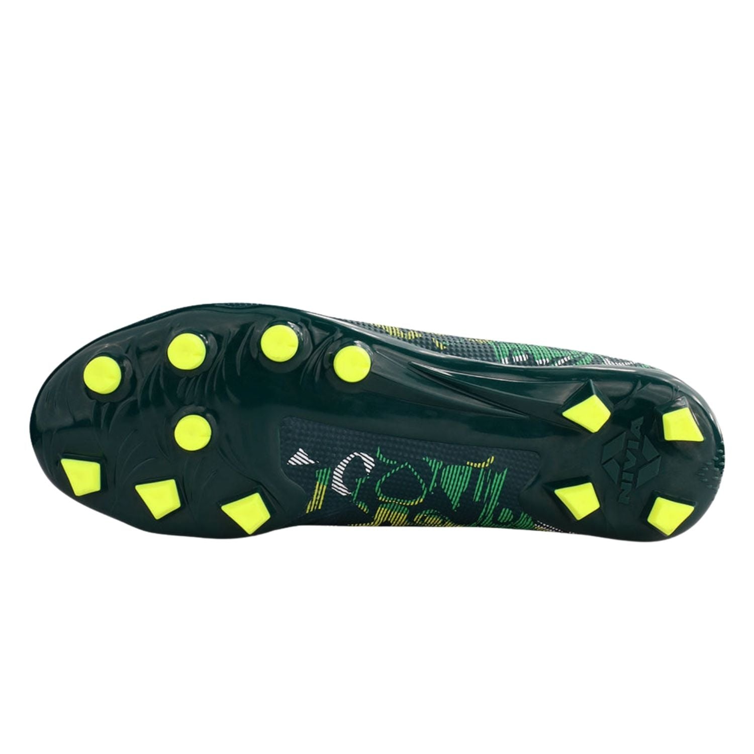 Nivia Safari Football Shoes – PU Synthetic Water-Resistant Upper, 3D Textured Design, TPU Stud Sole, EVA Sockliner | Superior Grip, Speed & Comfort for Hard Ground & Grass - Best Price online Prokicksports.com