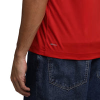 PUMA RCB Takedown Tee 2026 V-Neck T-Shirt for Men | Lightweight Polyester Fabric with dryCELL Technology & Official RCB Branding for Fan Wear - Best Price online Prokicksports.com