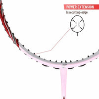 Apacs Feather Weight 55 Unstrung Badminton Racquet | Ultra-Light 58g Frame | High Modulus Graphite | Powerful Smash Control | Advanced Speed Racquet