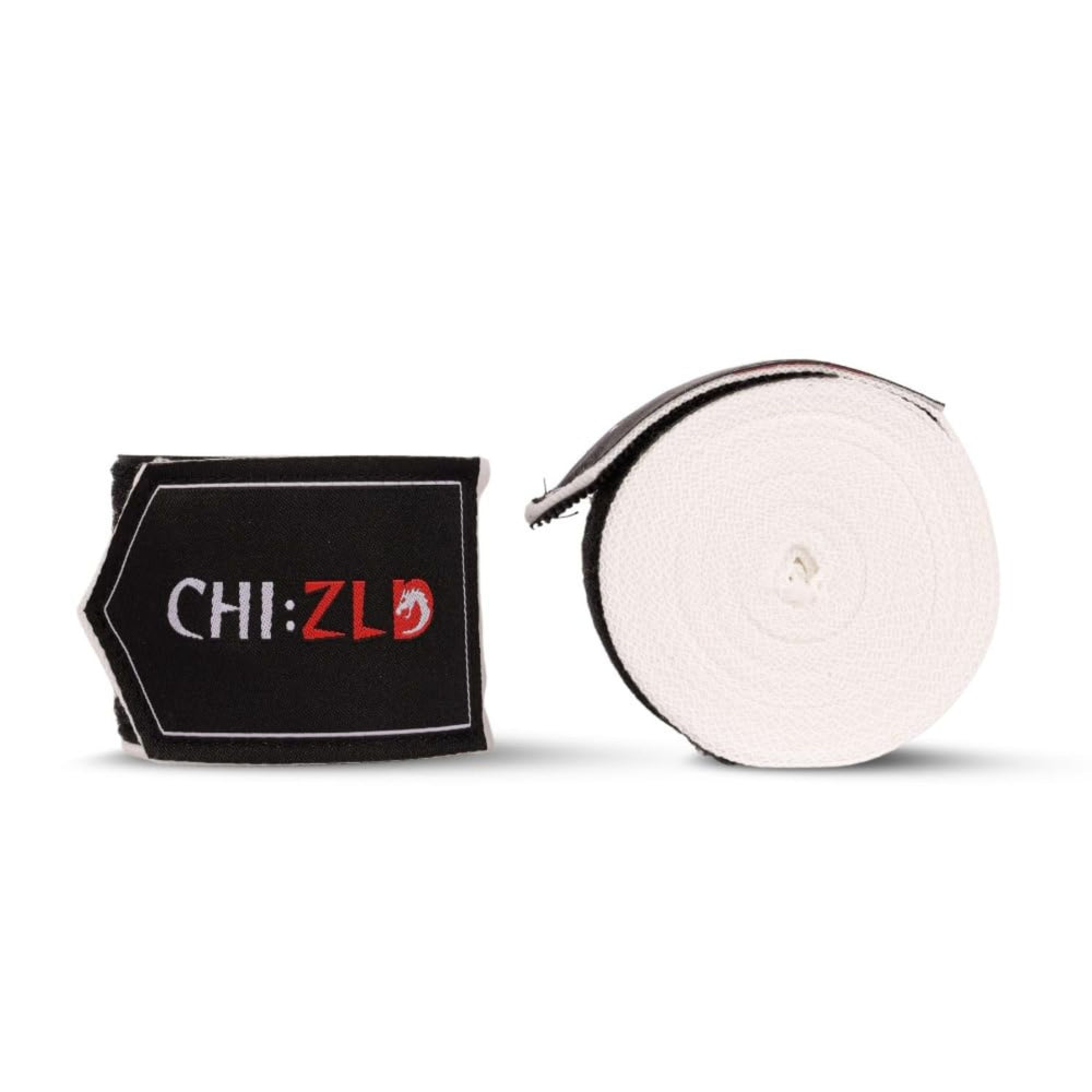 CHIZLD Impact Handwraps Poly-Cotton Blend | Breathable & Stretchable | Secure Velcro Closure | for Boxing, MMA, Kickboxing(4.5 M) - Best Price online Prokicksports.com