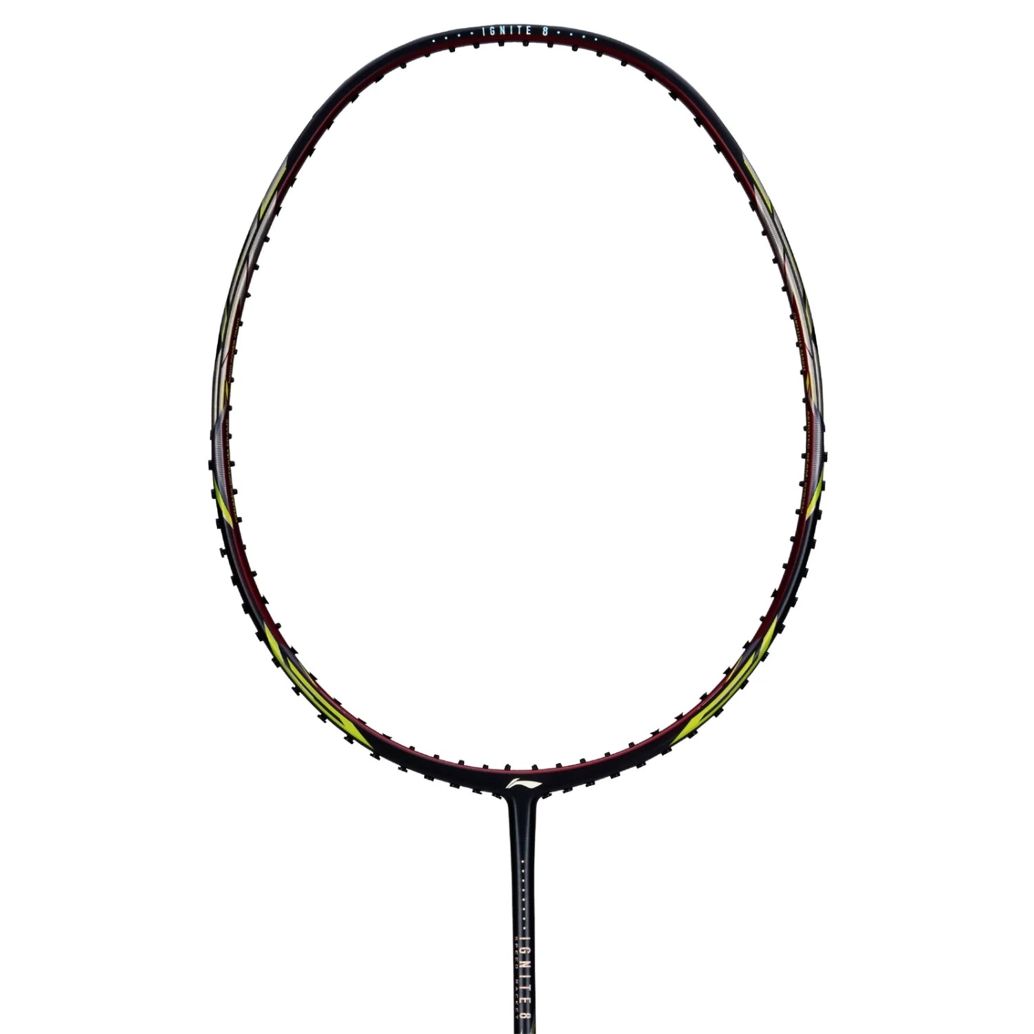 Li-Ning Ignite 8 Unstrung Badminton Racquet 5U6 | Head-Heavy Carbon Fibre Frame with AeroTec Beam & TB Nano Technology for Attacking Play - Best Price online Prokicksports.com