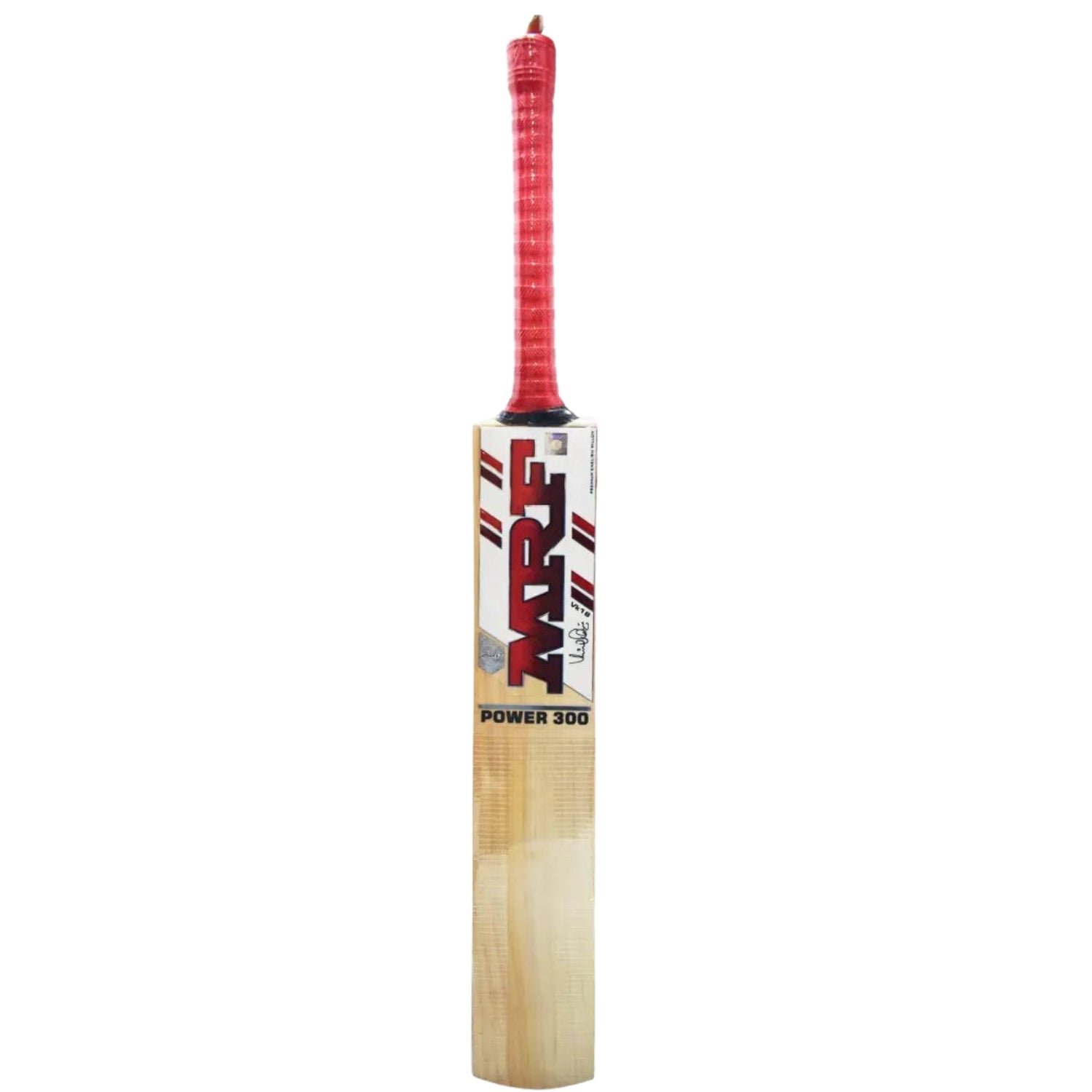 MRF Power 300 English Willow Cricket Bat – Short Handle, Professional Grade for Powerful Stroke Play - Best Price online Prokicksports.com