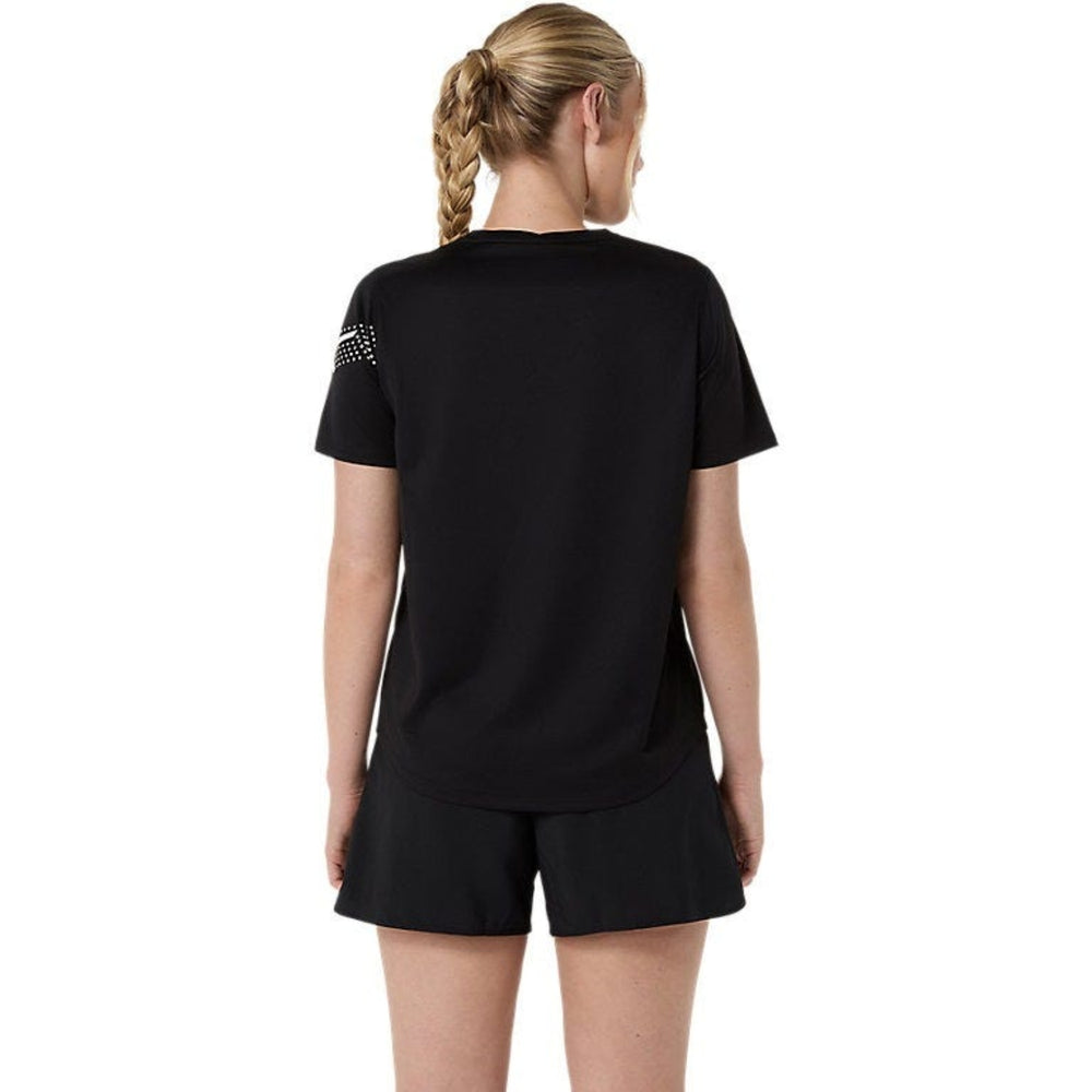 ASICS ICON SS TOP for Women | Lightweight Quick-Dry Polyester T-Shirt with Breathable Fabric & Reflective Details for Running and Training - Best Price online Prokicksports.com