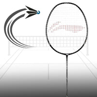 Li-Ning G-TEK 38 GX Strung Graphite Badminton Racquet with Full Cover, Lightweight High-Tension Racket for Beginners and Intermediate Players – Black - Best Price online Prokicksports.com