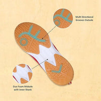Nivia HY-Court 2.1 Badminton Shoes for Men | Non-Marking Sole | Cushioned Insole | Breathable Mesh | Lightweight Design - Best Price online Prokicksports.com