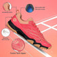 Nivia Power Strike 3.0 Badminton Shoes – Duofoam Cushioning, Fusion Technology, Asymmetrical Upper, Non-Marking Rubber Outsole | Lightweight | For Badminton, Volleyball, Squash,Fit For All Indoor Games - Best Price online Prokicksports.com