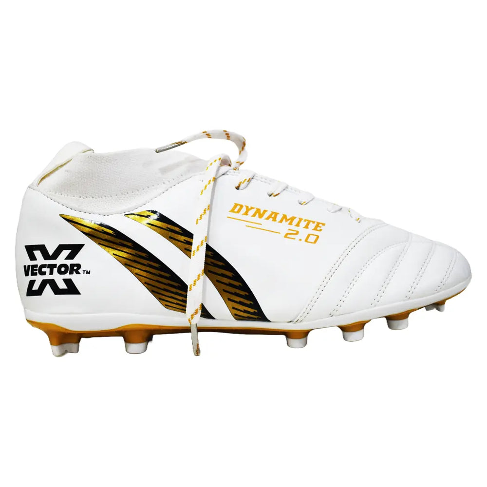 Vector X Dynamite 2.0 Football Shoes – Lightweight Synthetic Upper, TPU Sole, Cushioned Footbed, Durable Studs, Multi-Surface Soccer Shoes