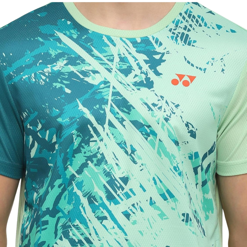 Yonex 2965 Men’s Round Neck T‑Shirt – TruDry Quick‑Dry Polyester Essentia 3 Badminton/Tennis Tee - Best Price online Prokicksports.com