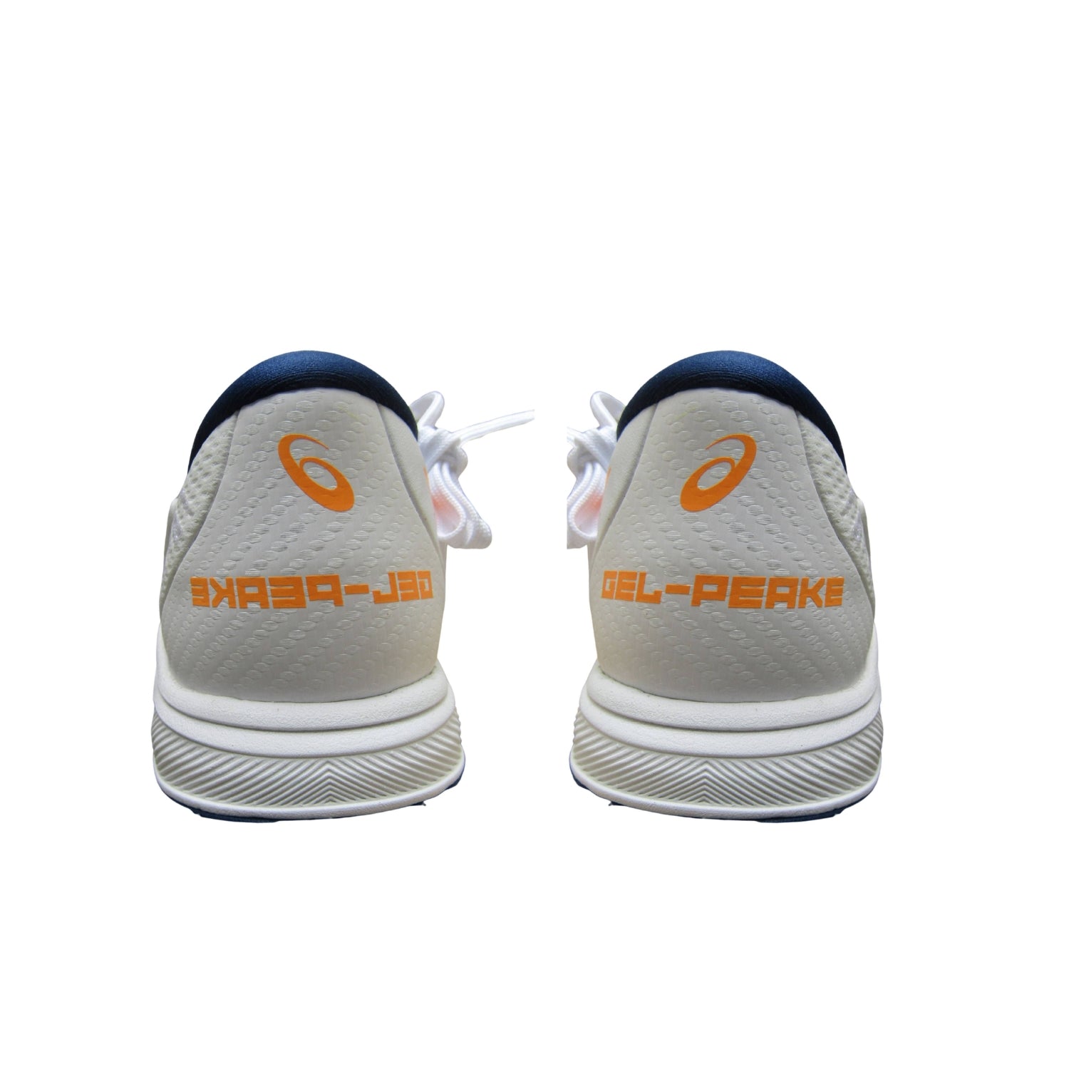ASICS Gel-Peake 2 Cricket Shoes (Men) | Rubber Outsole | Breathable Mesh | Rearfoot GEL Cushioning | White/Atlantis Blue - Best Price online Prokicksports.com