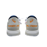 ASICS Gel-Peake 2 Cricket Shoes (Men) | Rubber Outsole | Breathable Mesh | Rearfoot GEL Cushioning | White/Atlantis Blue - Best Price online Prokicksports.com