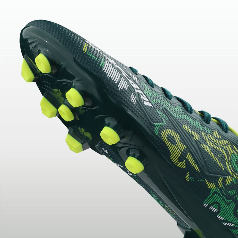 Nivia Safari Football Shoes – PU Synthetic Water-Resistant Upper, 3D Textured Design, TPU Stud Sole, EVA Sockliner | Superior Grip, Speed & Comfort for Hard Ground & Grass - Best Price online Prokicksports.com
