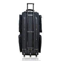 SF SS-27 Cricket Kit Bag Wheelie with Trolley - Black | Spacious Wheeled Cricket Duffle Bag | Premium Durable Kit Storage for Professional & Club Cricketers - Best Price online Prokicksports.com