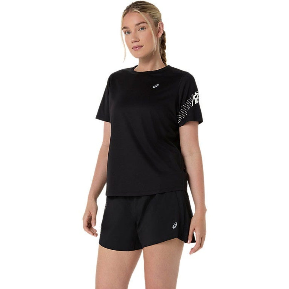 ASICS ICON SS TOP for Women | Lightweight Quick-Dry Polyester T-Shirt with Breathable Fabric & Reflective Details for Running and Training - Best Price online Prokicksports.com