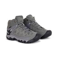 Waterproof Mid Ankle Hiking Shoes with Suede Upper (ET1113) | Synthetic Suede, EVA Cushioned Midsole, Deep-Lug Anti-Skid Outsole, Reflective Tape, All Season