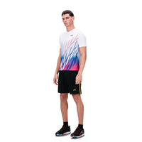 Hundred HBTS-5M268 V-Neck Badminton T-Shirt – Men Quick Dry Lightweight Sports Tee for Badminton, Gym & Training - Best Price online Prokicksports.com