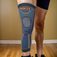 Prokick Stride Long Compression Knee Sleeves, Single Piece - Best Price online Prokicksports.com