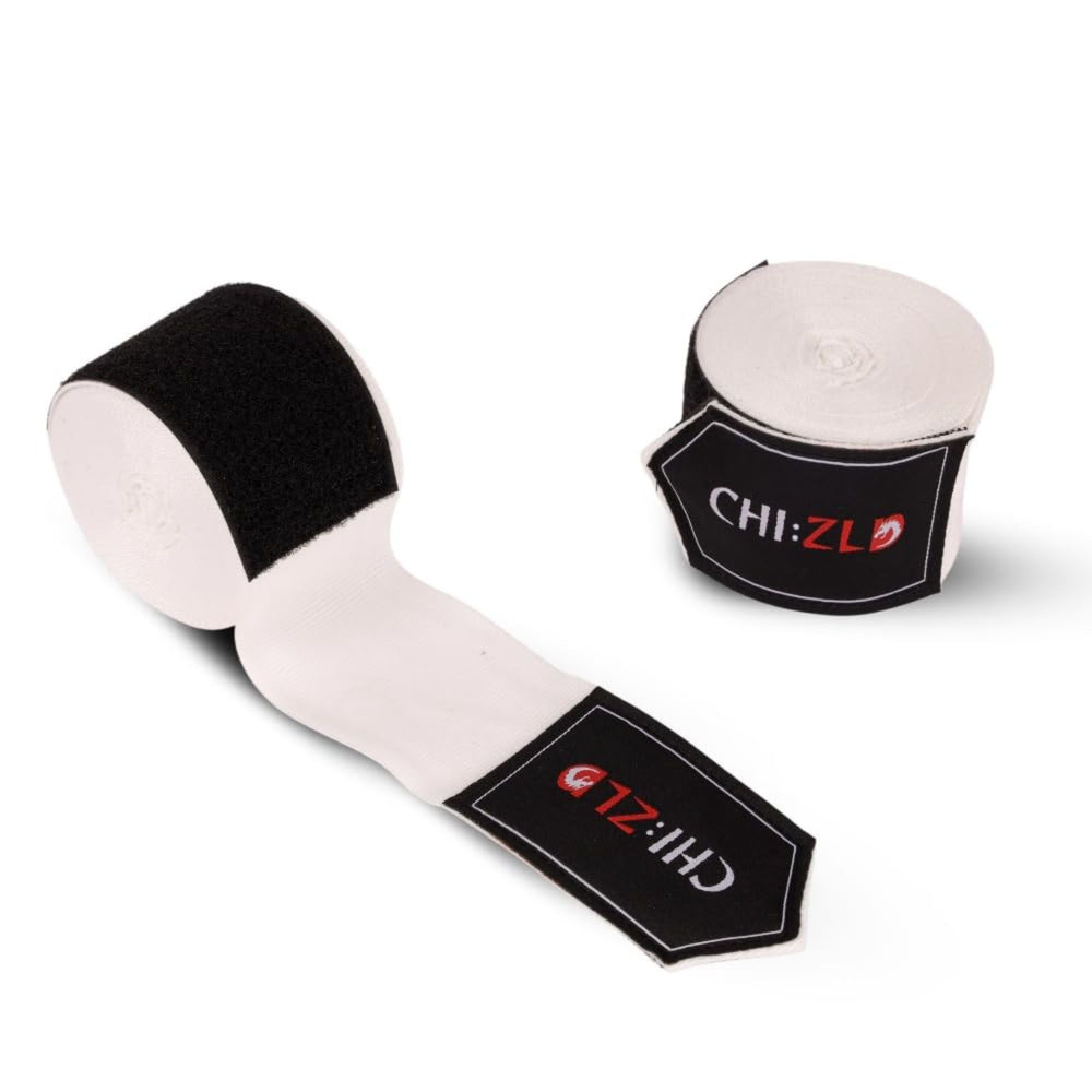 CHIZLD Impact Handwraps Poly-Cotton Blend | Breathable & Stretchable | Secure Velcro Closure | for Boxing, MMA, Kickboxing(4.5 M) - Best Price online Prokicksports.com