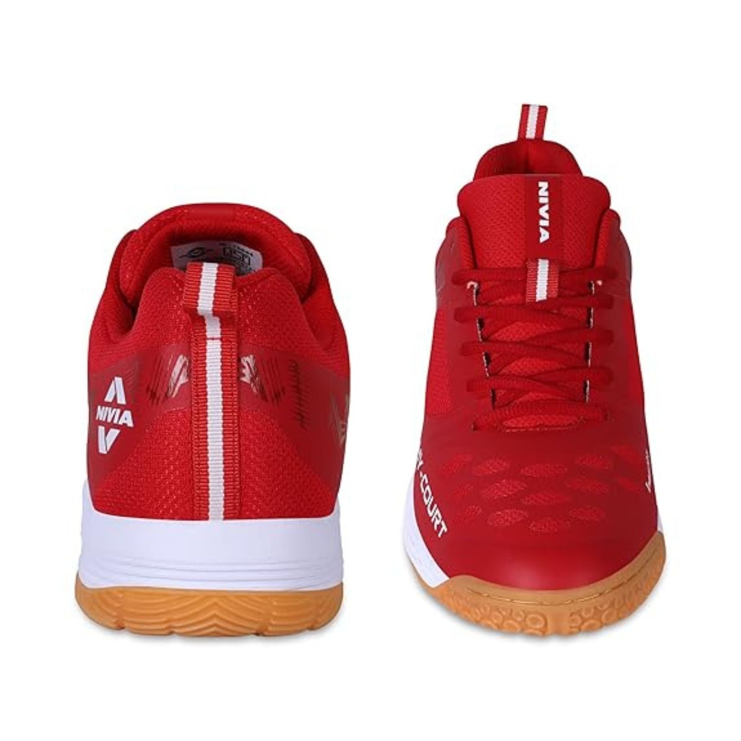 Nivia HY-Court 2.1 Badminton Shoes for Men | Non-Marking Sole | Cushioned Insole | Breathable Mesh | Lightweight Design - Best Price online Prokicksports.com