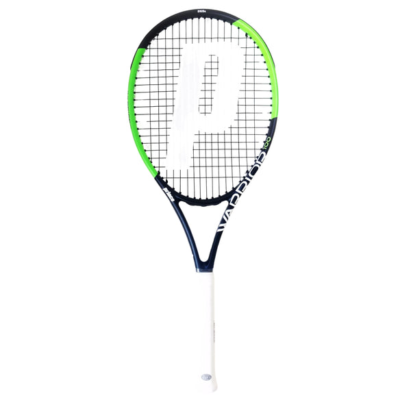 PRINCE Warrior 100 Strung Tennis Racquet | Lightweight Power Racquet | Pre-Strung Graphite Composite Racquet | Head Light Balance for Beginners & Intermediate Tennis Players