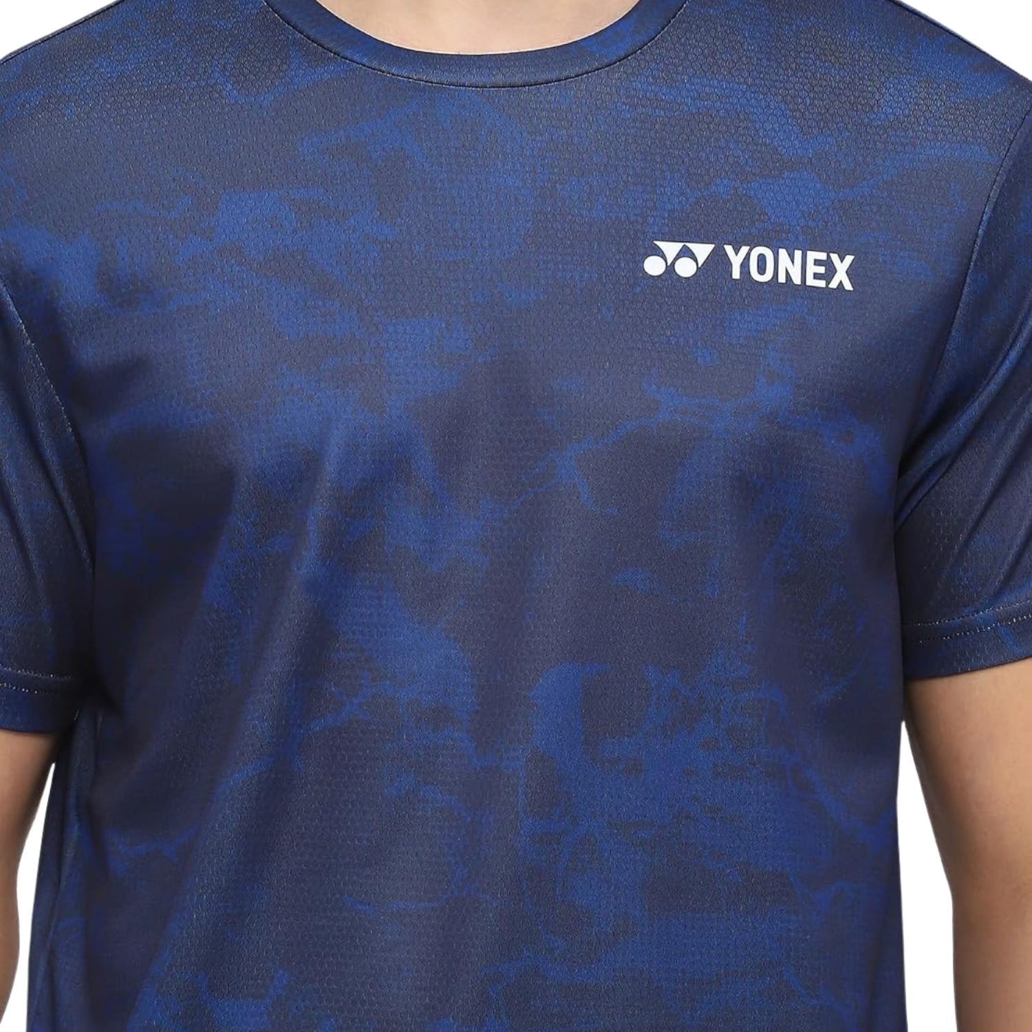 Yonex 2963 Men’s Round Neck T‑Shirt – TruDry Quick‑Dry Polyester, Lightweight & Breathable Essentia 3 Badminton/Tennis Tee - Best Price online Prokicksports.com