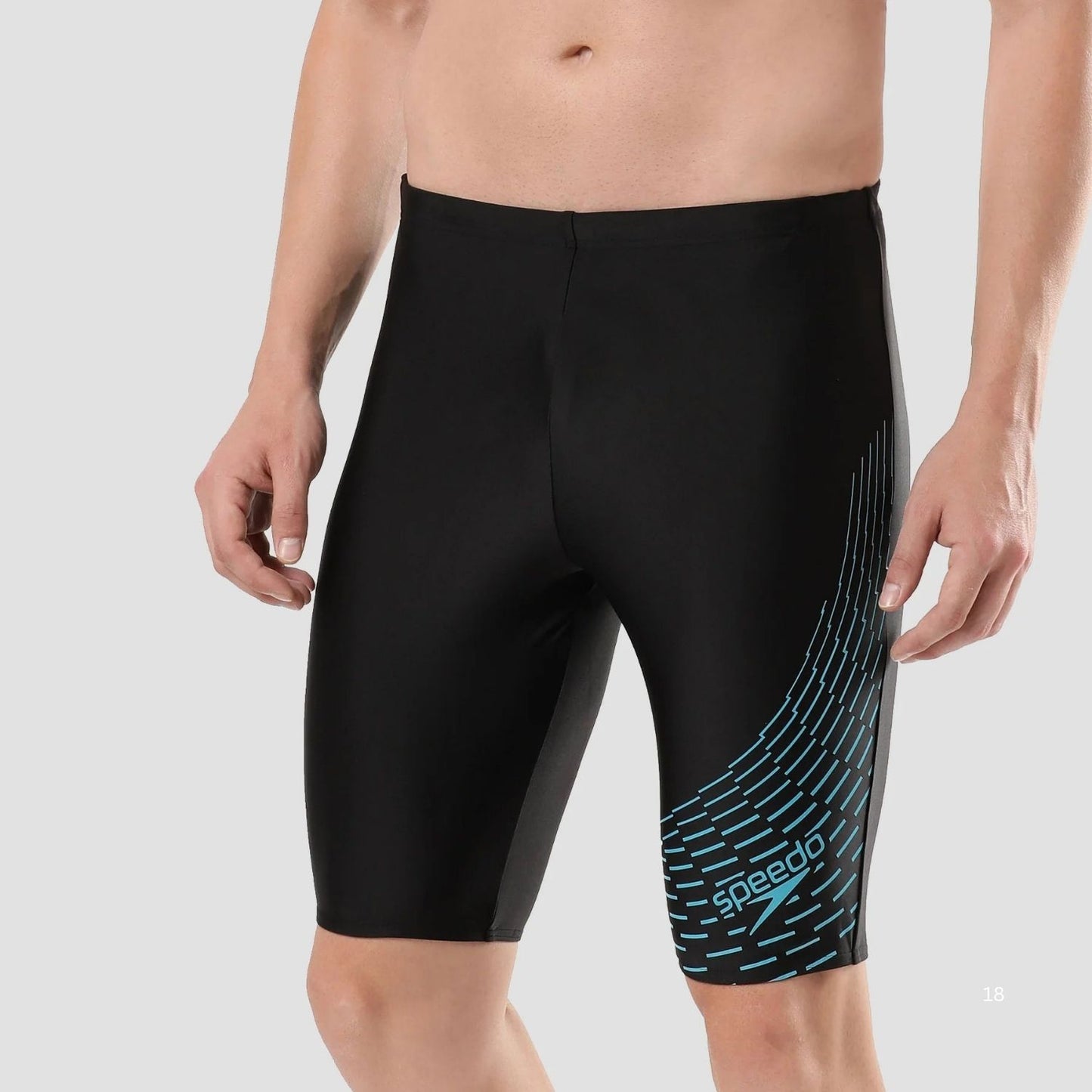 Speedo AM Medley Logo Jammer Men’s Swimwear – Performance Training Swim Jammer with Stretch Fabric, Quick Dry & Chlorine Resistant Design - Best Price online Prokicksports.com