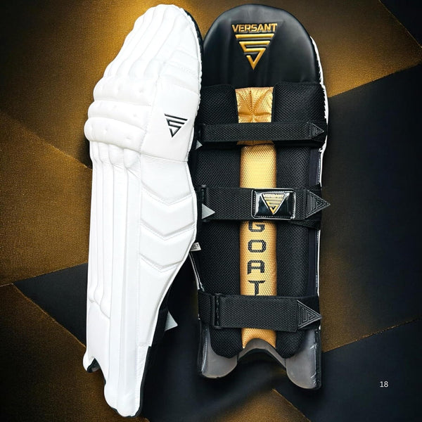 Versant GOAT Right Hand Batting Legguards – Adult (7-Grade Cane VRS Fibre Protection with ShockTEC Foam)
