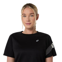 ASICS ICON SS TOP for Women | Lightweight Quick-Dry Polyester T-Shirt with Breathable Fabric & Reflective Details for Running and Training - Best Price online Prokicksports.com