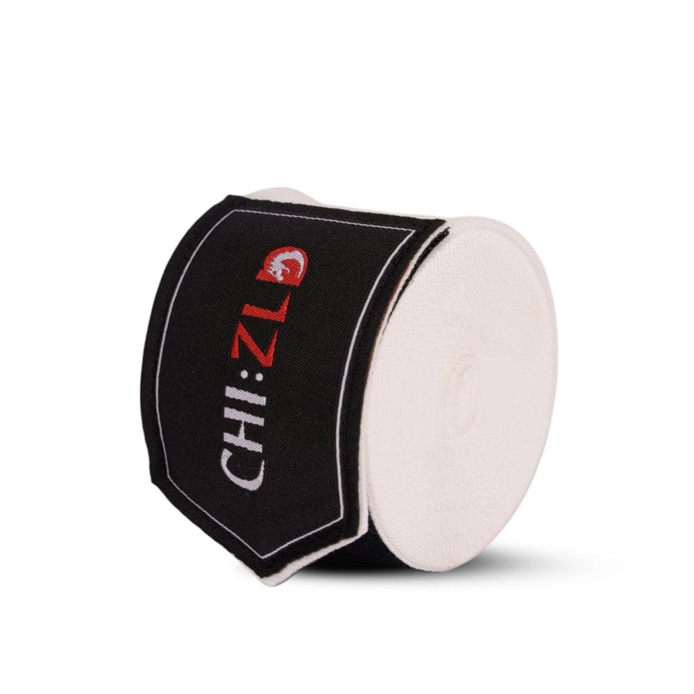 CHIZLD Impact Handwraps Poly-Cotton Blend | Breathable & Stretchable | Secure Velcro Closure | for Boxing, MMA, Kickboxing(4.5 M) - Best Price online Prokicksports.com