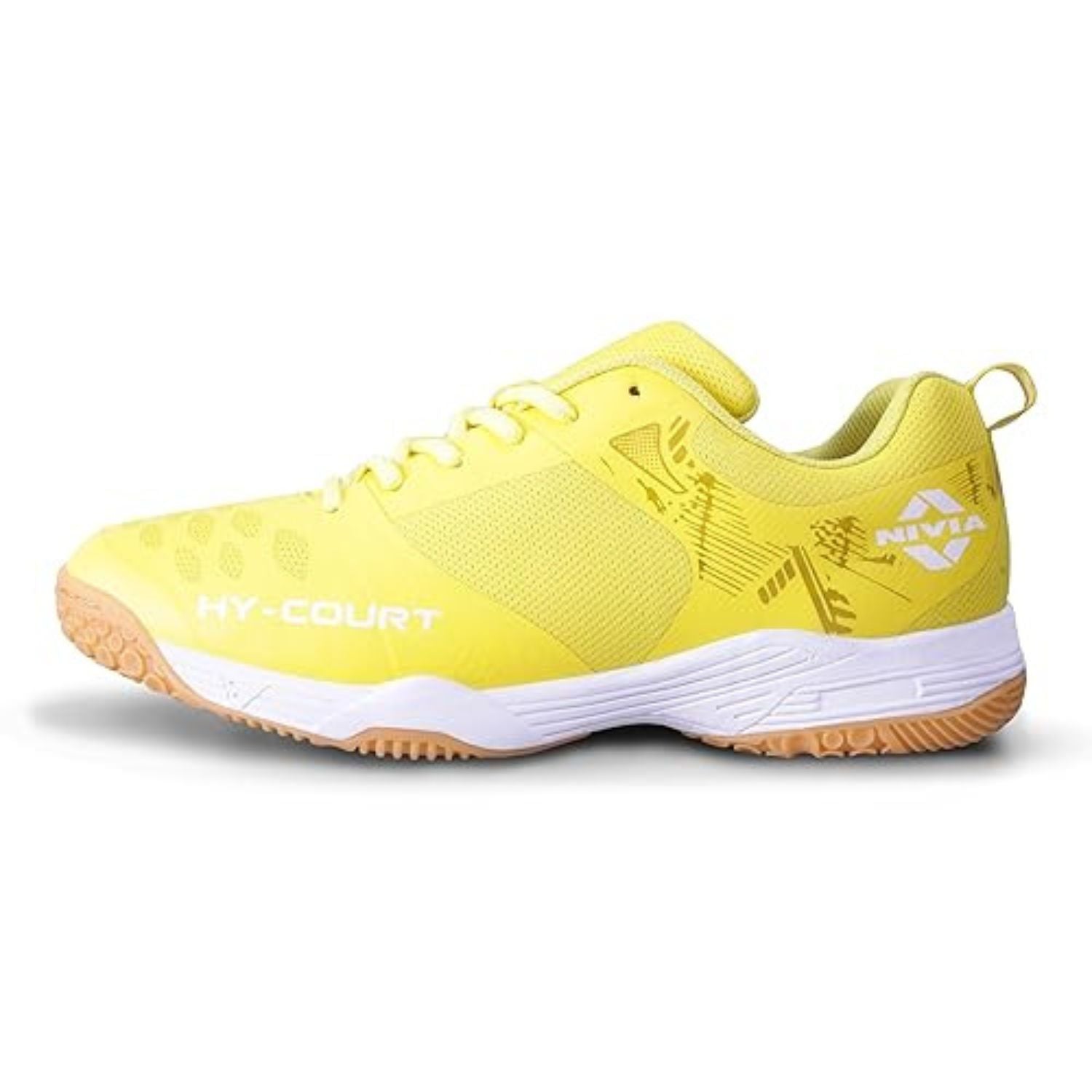 Nivia HY-Court 2.1 Badminton Shoes for Men | Non-Marking Sole | Cushioned Insole | Breathable Mesh | Lightweight Design - Best Price online Prokicksports.com