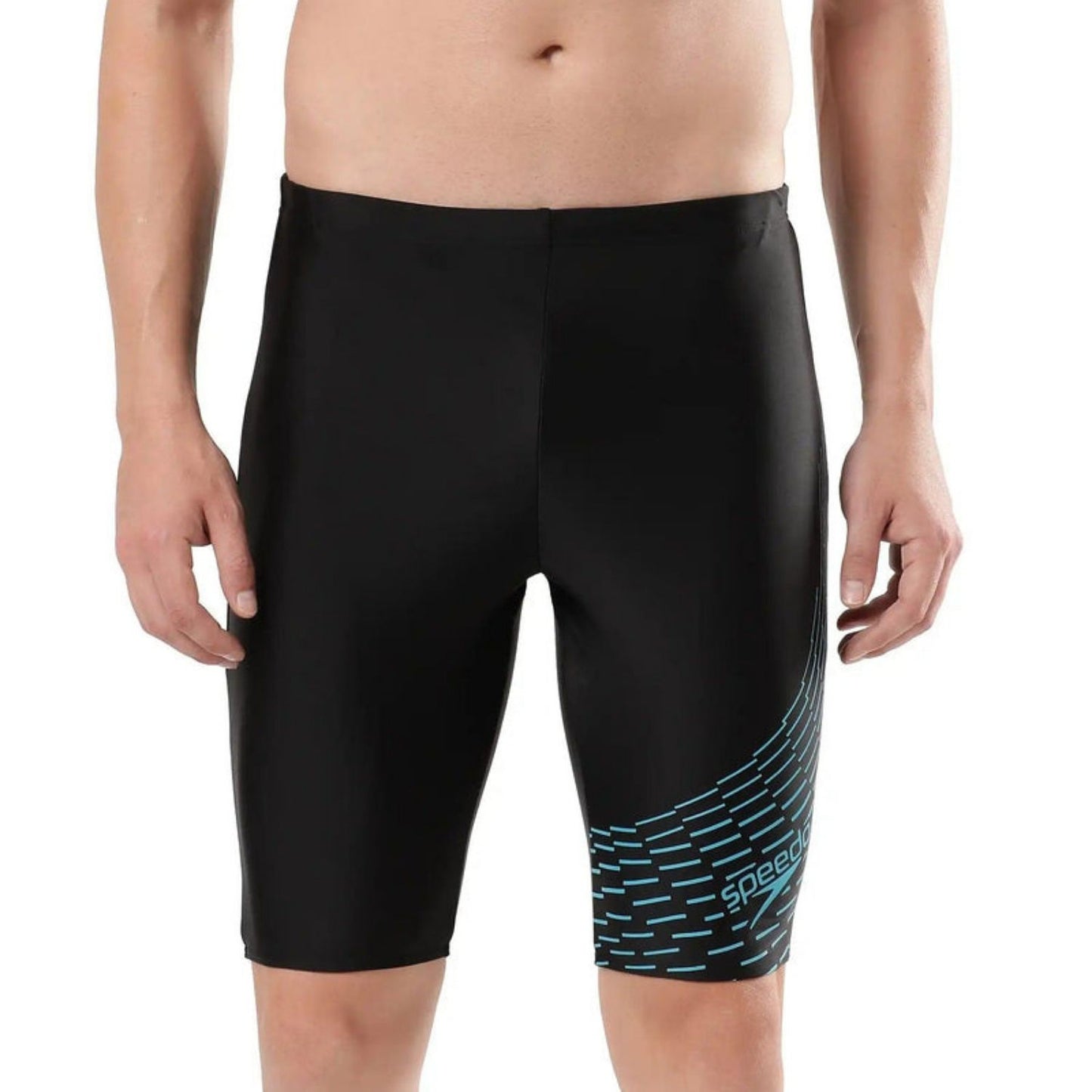 Speedo AM Medley Logo Jammer Men’s Swimwear – Performance Training Swim Jammer with Stretch Fabric, Quick Dry & Chlorine Resistant Design - Best Price online Prokicksports.com
