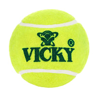 Vicky Yellow Light Multipurpose Tennis & Cricket Ball (Pack of 6)