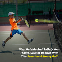 Vicky Yellow Light Multipurpose Tennis & Cricket Ball (Pack of 6)
