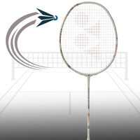 Yonex Nanoflare 700 Game Strung Badminton Racquet, Light Beige - 4U5 | Head-Light Speed Racquet with Sonic Flare System & Ultra-Fast Swing - Best Price online Prokicksports.com