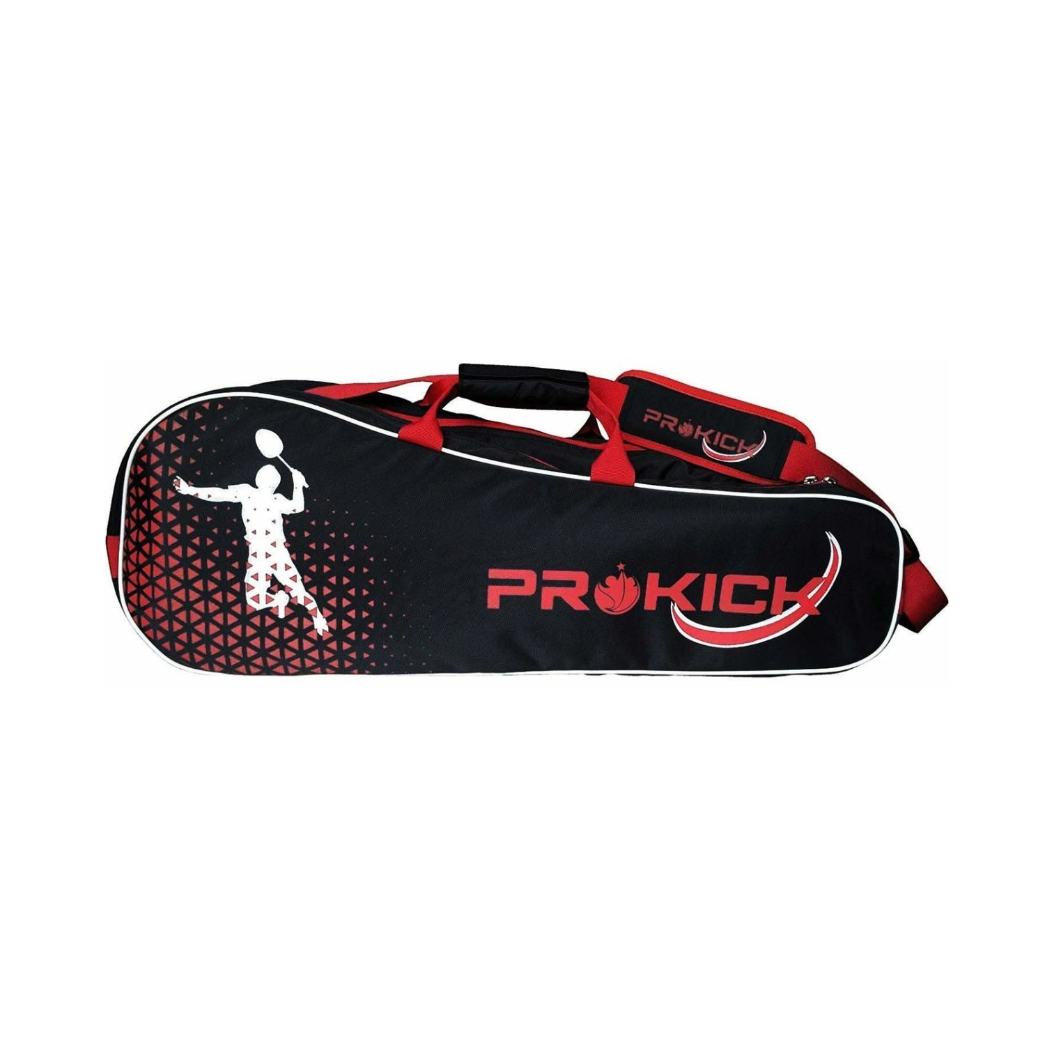Prokick Badminton Kitbag With Double Zipper Compartments | Spacious & Organized Gear Bag for Badminton Players - Best Price online Prokicksports.com