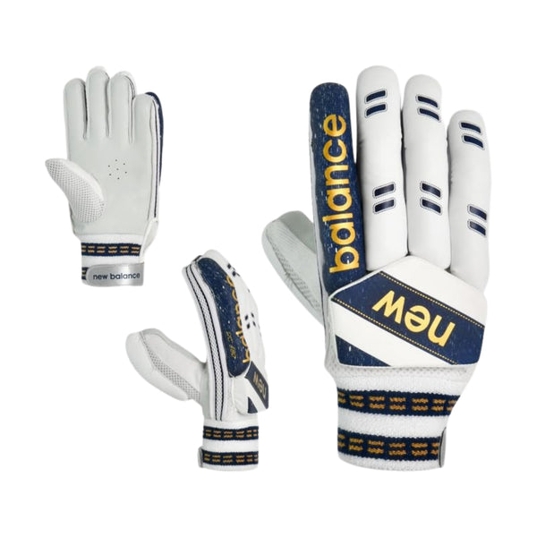New Balance DC 3i Right Hand Batting Gloves – Men’s | Lightweight Comfort with PU Finger Rolls & Dual Foam Protection