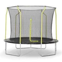 Plum Wave Springsafe Trampoline & Enclosure 10ft | Large Outdoor Kids Trampoline with Safety Net & Padded Springs | Black/Green – Model 30247 - Best Price online Prokicksports.com