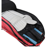 Shrey 3333 Legacy Duffle Wheelie 120 Cricket Kitbag | Spacious, Durable & Easy-to-Carry Cricket Gear Bag | Red - Best Price online Prokicksports.com