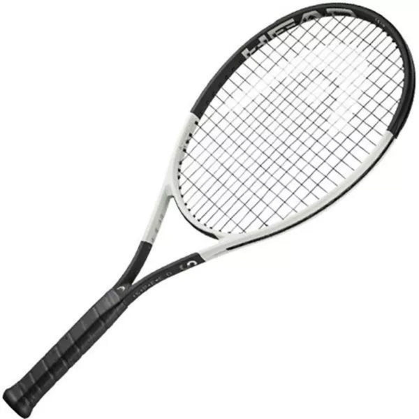 Head Speed Team 2024 Unstrung Tennis Racquet 270g | Lightweight Auxetic Performance Frame | Grip 2 (4 1/4) – Black/Lite Grey