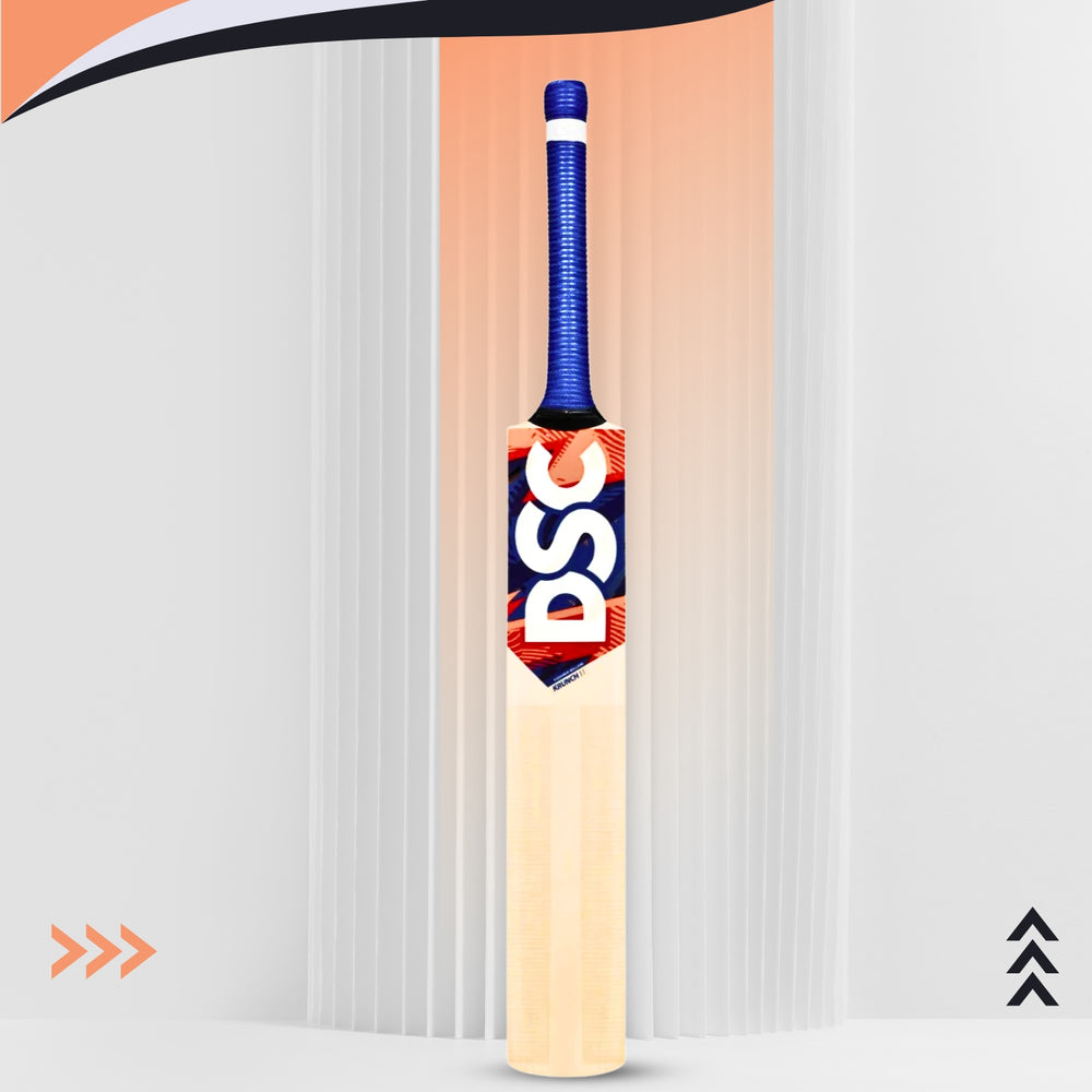 DSC Krunch 11 Kashmir Willow Cricket Bat | Massive Edges with Extended Power Zone & Durable Build