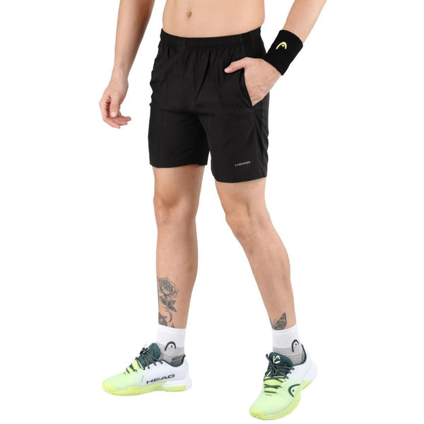 HEAD HPS Men’s Tennis Shorts – 100% Polyester Lightweight Quick Dry Sports Shorts for Tennis, Badminton, Gym & Training