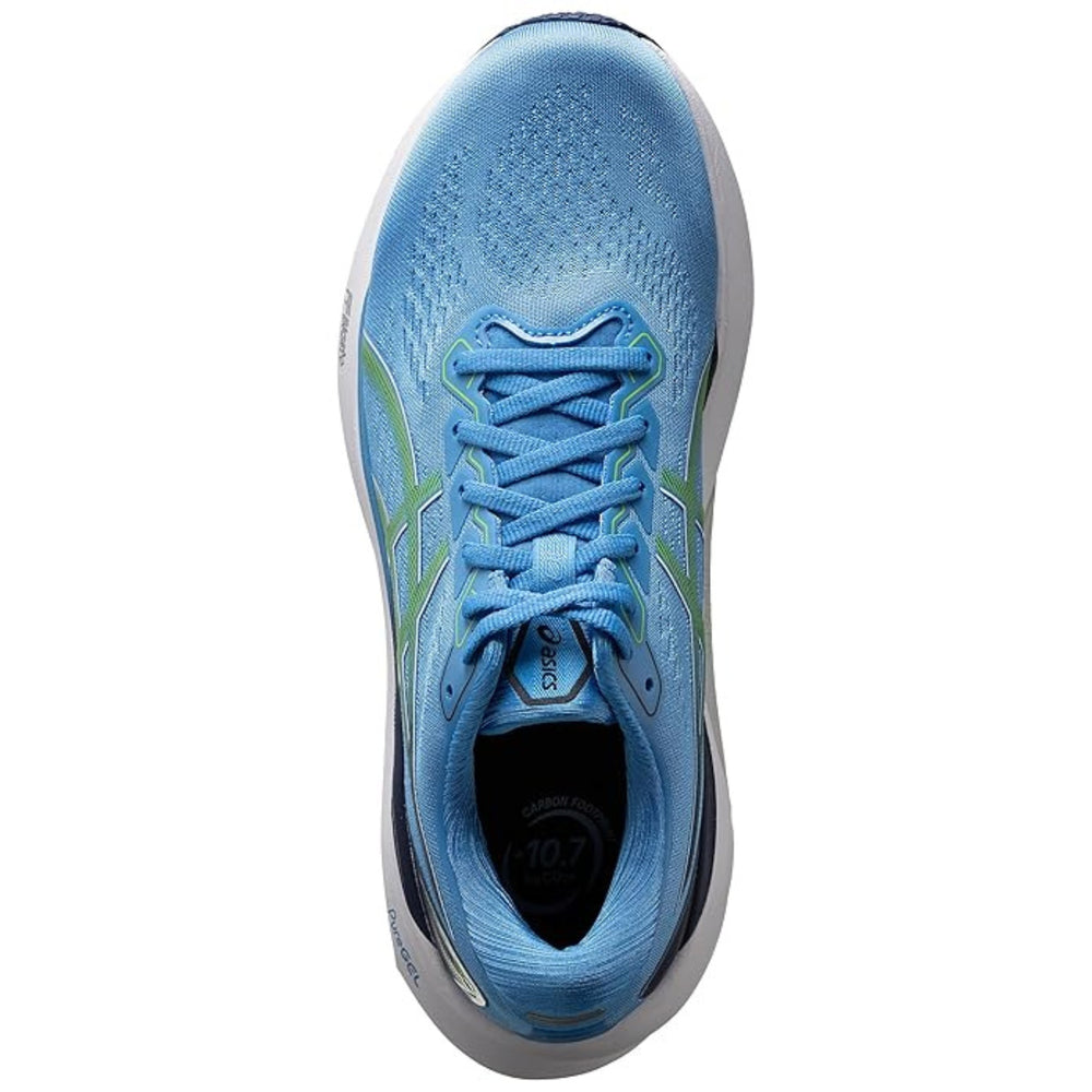 ASICS GEL-KAYANO 30 Running Shoes for Men | Stability Support | 4D GUIDANCE System | Waterscape/Electric Lime | Overpronation Control - Best Price online Prokicksports.com