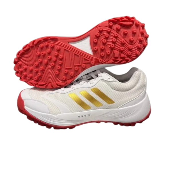 Adidas Scorerun Men’s Cricket Rubber Shoes | Lightweight Breathable Upper with Rubber Outsole & Cushioned Comfort for Training and Practice