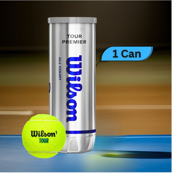 Wilson Tour Premier Tennis Balls 1 Can